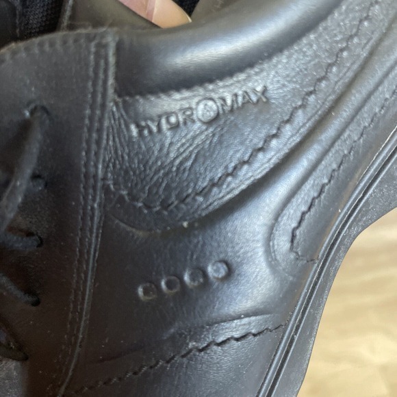 Ecco Hydromax Golf Shoes Size‎ EU 42 Black Men Spikes US 8.5 - Picture 7 of 10